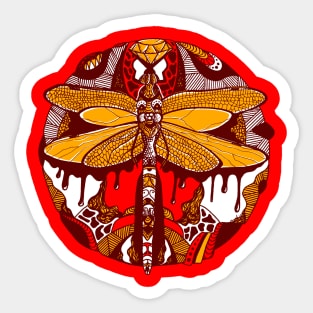 Orad Circle of the Dragonfly Sticker